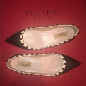 Valentino stud flats